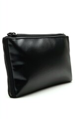 Black purse with zipper