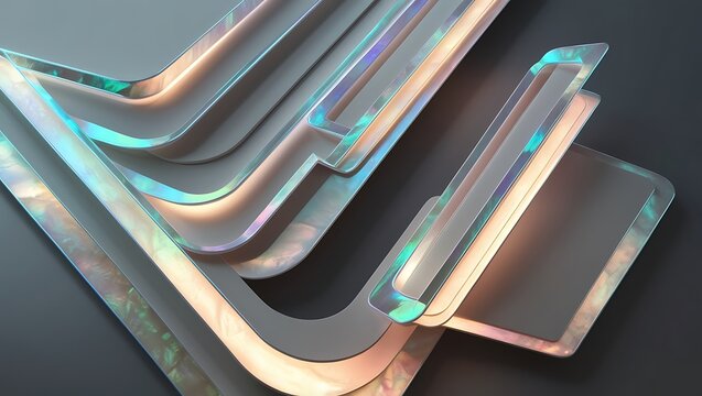 3D Abstract graphic design background