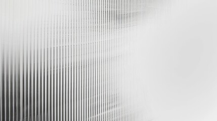 Poster - A minimalist line pattern showcasing a network of fine, parallel lines running horizontally across the canvas.