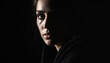 © Iveta - sad woman portrait in the dark