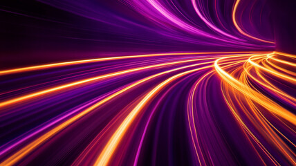 Wall Mural - abstract purple and yellow light background