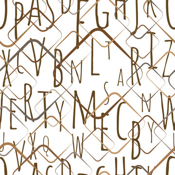 abstract background with alphabet	