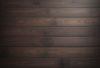 Poster - Dark wooden floor closeup