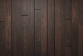 Poster - Dark wooden floor closeup