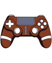 Wall Mural - Thanksgivin Game controller Football PNG