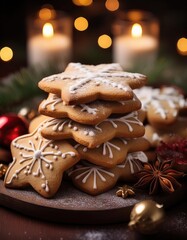 Wall Mural - Christmas cookies 