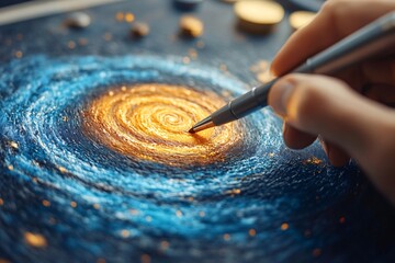 Wall Mural - Galaxy Creation.