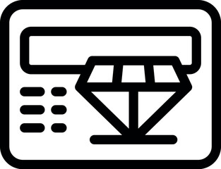 Poster - Online precious stone price calculator is calculating value of big diamond