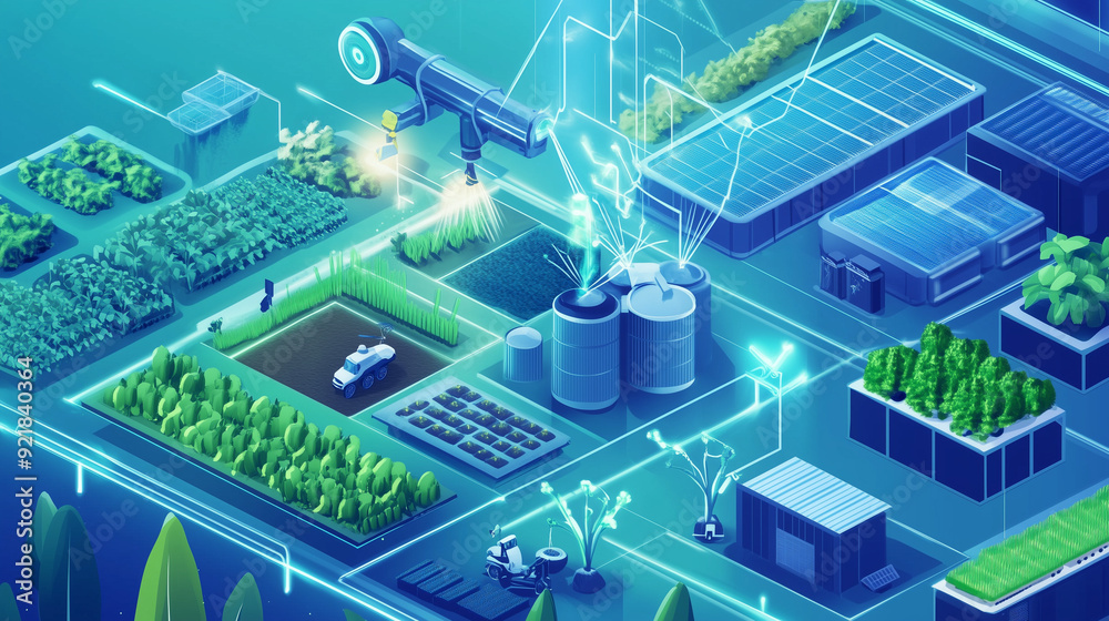 Futuristic AI-Enhanced Smart Farming Ecosystem with Automated ...