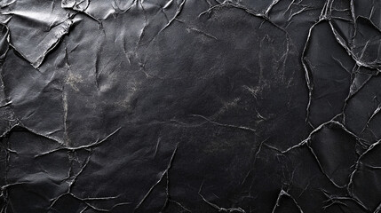 Vintage Distressed Black Paper Sheet with Scratches for Graphic Design Background