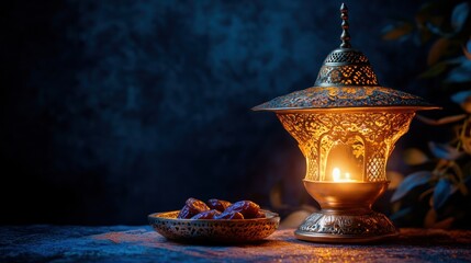 Wall Mural - Ramadan Lantern and Dates