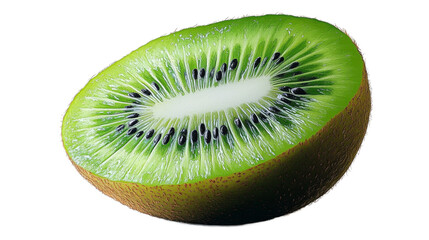 Close-up of a Sliced Kiwi