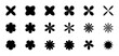 © Ann_Sereda - Aesthetic Y2k style PNG. Sparkle, Star, bling, starburst, sparkle icons. Retro futuristic shapes collection.  Geometric shapes.