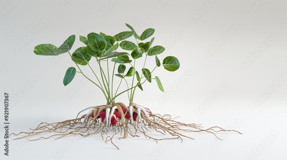 Fascinating 3D Model Animation of Root Nodules in Legumes with Nitrogen ...