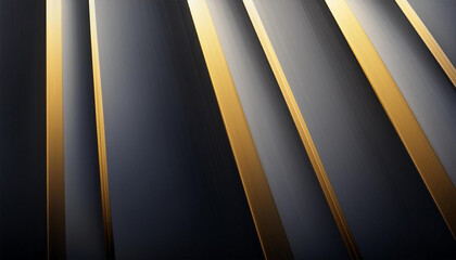Poster - A golden light line of dark gray luxury background shadows. suitable for your background