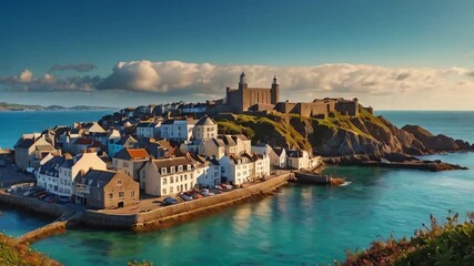 Wall Mural - Guernsey Island sunny day