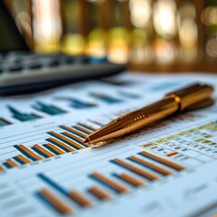 Poster - Detailed Financial Report with Comprehensive Graphs and Analytics for Strategic Planning and Business Success