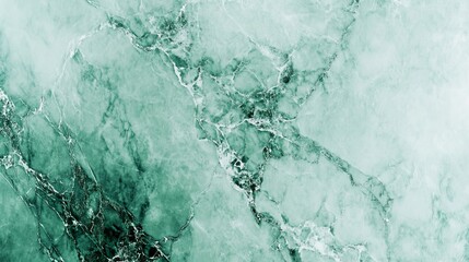 Wall Mural - A textured green marble surface with intricate patterns and veining, suitable for backgrounds or design elements.