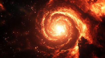 Wall Mural - space agency provided elements that illustrate the spiral galaxy, situated many light years from ear