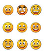 © Creative_Hamza - Happy emoji vector illustration