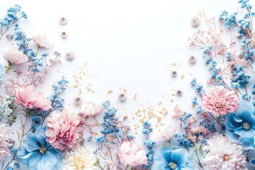 Poster - Elegant floral pastel background