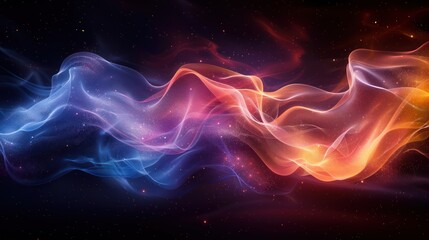 Wall Mural - Abstract Cosmic Wave