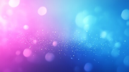 Poster - Soft bokeh background with pink and blue hues illuminated by gentle light during twilight