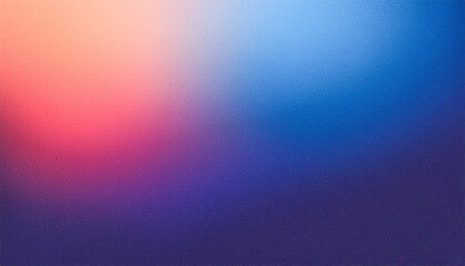 Wall Mural - abstract grainy gradient glowing colors with noise texture, black backdrop vibrant dark banner poste