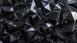 © ปฏิภาน ผดุงรัตน์ - Abstract material wallpaper background. Material pattern. Abstract black background with many triangles. Abstract 3D rendering of black polygon background.
