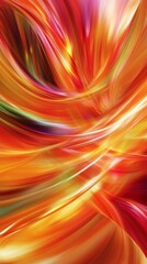 Canvas Print - Abstract background forming a colorful swirling vortex of energy