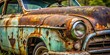© Nasnunt - Rusted fender of an old car , Rust, Decay, Vintage, Automotive, Abandoned, Weathered, Metal, Texture, Grunge, Scratched