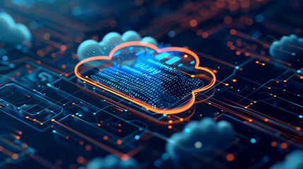 Poster - a cloud storage system with multiple layers of security, including encryption, access controls, and 