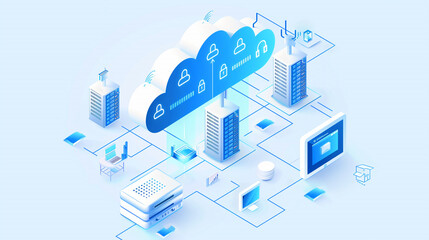 Poster - a cloud storage system with multiple layers of security, including encryption, access controls, and 