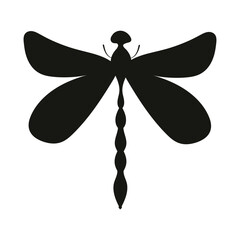 Poster - Dragonfly icon vector. Insect illustration sign. Butterfly symbol or logo.