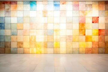 Wall Mural - PNG Stained glass wall architecture backgrounds flooring.