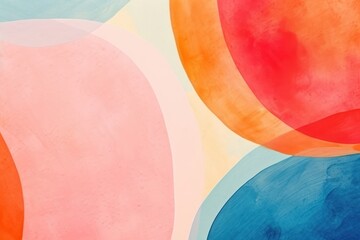Wall Mural - circle abstract shape backgrounds painting line.