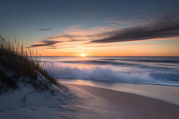 Wall Mural - Beautiful sunrise Cape Hatteras National Seashore