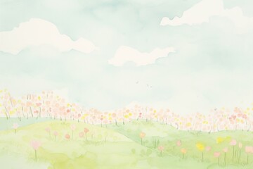 Canvas Print - Spring backgrounds painting outdoors.