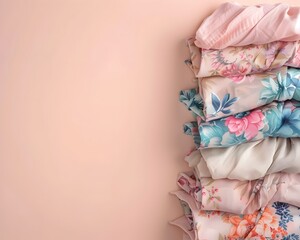 Sticker - Pastel Floral Fashion Trend with Lightweight Fabrics and Soft Colors