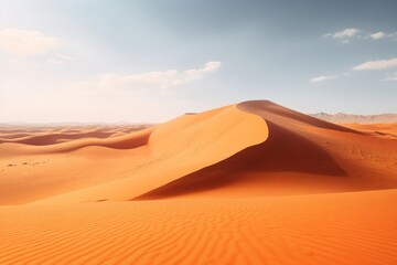 Canvas Print - Sahara Desert desert outdoors horizon.