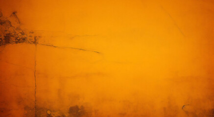  dark yellow orange background texture with black vignette in old vintage grunge textured border design dark elegant color wall with light spotlight center	