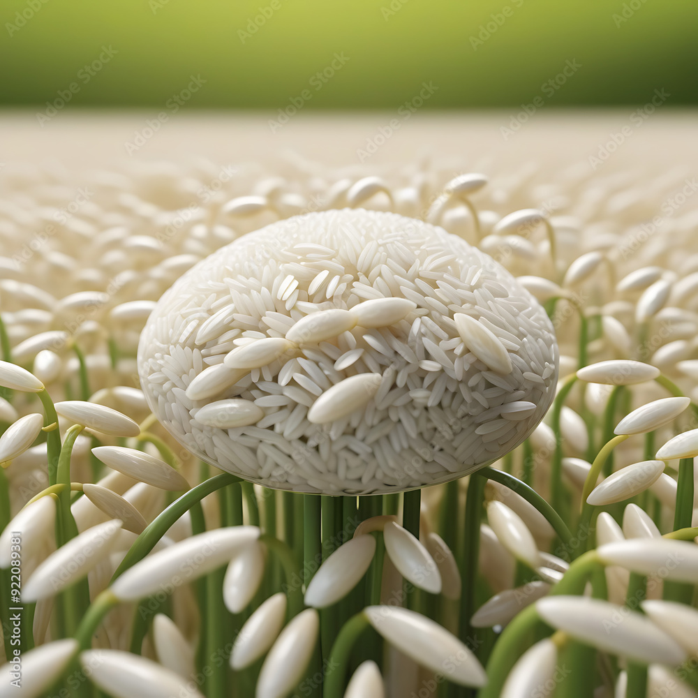 Molecular Level, Rice, Atomic Structure, Sharp Focus, No Blur, High ...