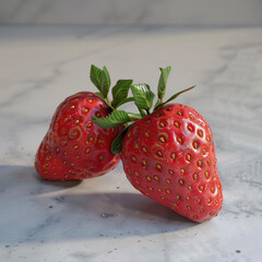 strawberries fruit red fresh juicy healthy ripe berry food sweet organic harvest summer vitamin c green leaves natural 