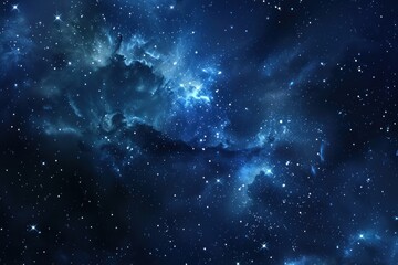 Wall Mural - mystical cosmic starry night sky