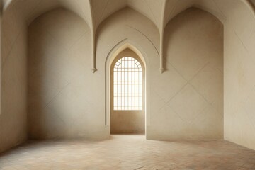 Wall Mural - Inside castle empty architecture floor old.