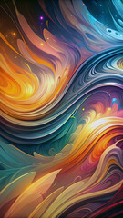 Wall Mural - abstract colorful background