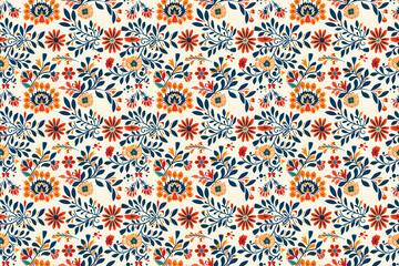 hungarian folk pattern. seamless texture pattern. abstract background