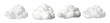 © Rawpixel.com - Fluffy cloud png cut out element set