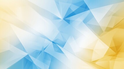 Poster - Vibrant light blue and yellow abstract background with soft gradients and geometric shapes, offering a fresh and contemporary look.