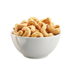 Wall Mural - Cashew Nuts in a White Bowl